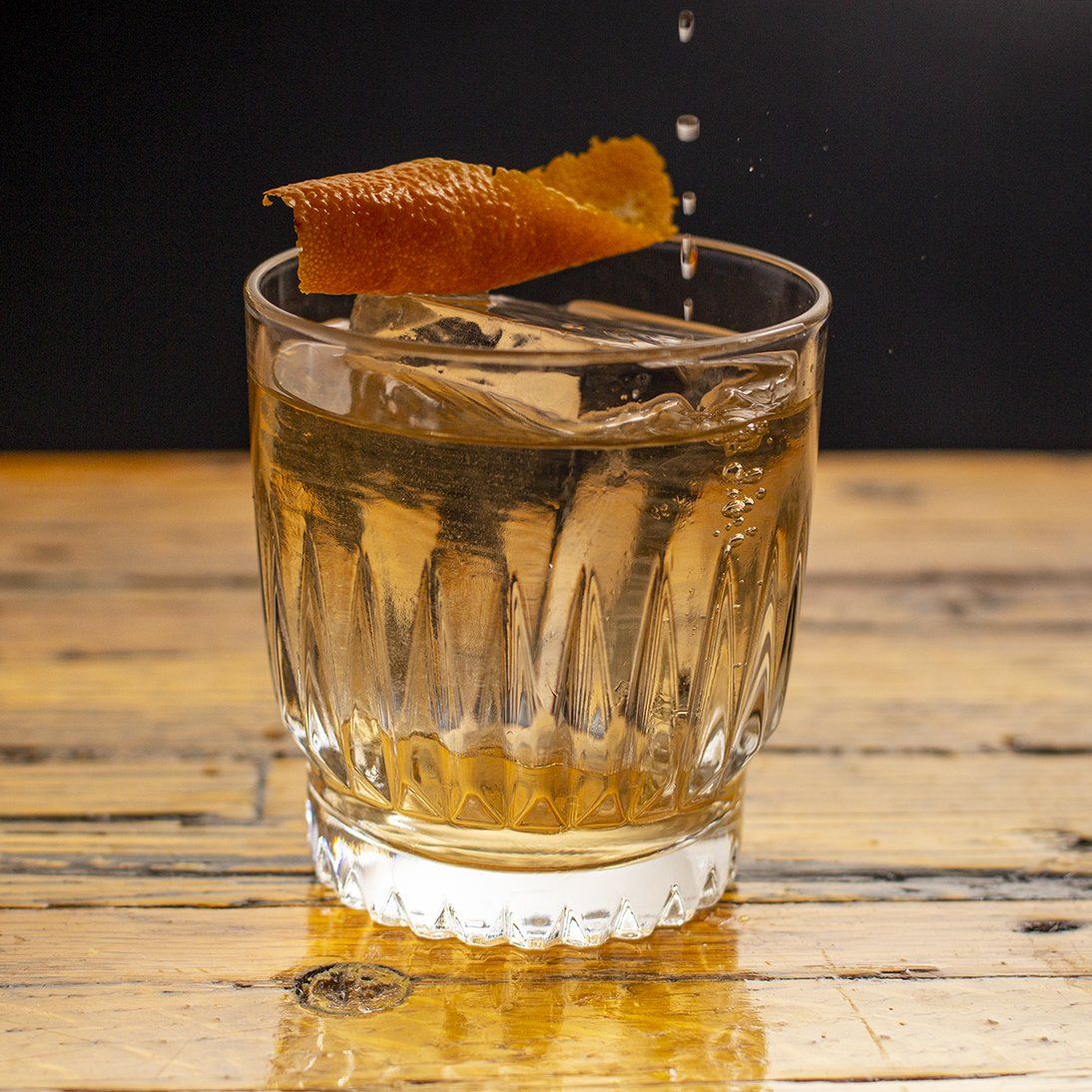Oaxacan Old Fashioned with reposado tequila and mezcal